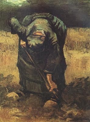 Vincent Van Gogh peasant Woman Digging (nn04) Norge oil painting art